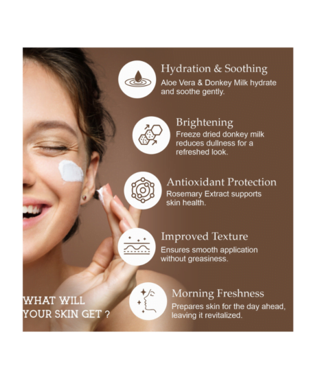 donkey milk fairness cream morning benefits